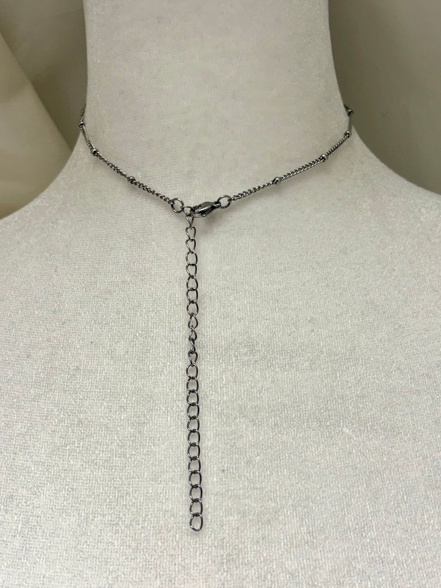Completely Freshwater Pearl Silver Choker Necklace
